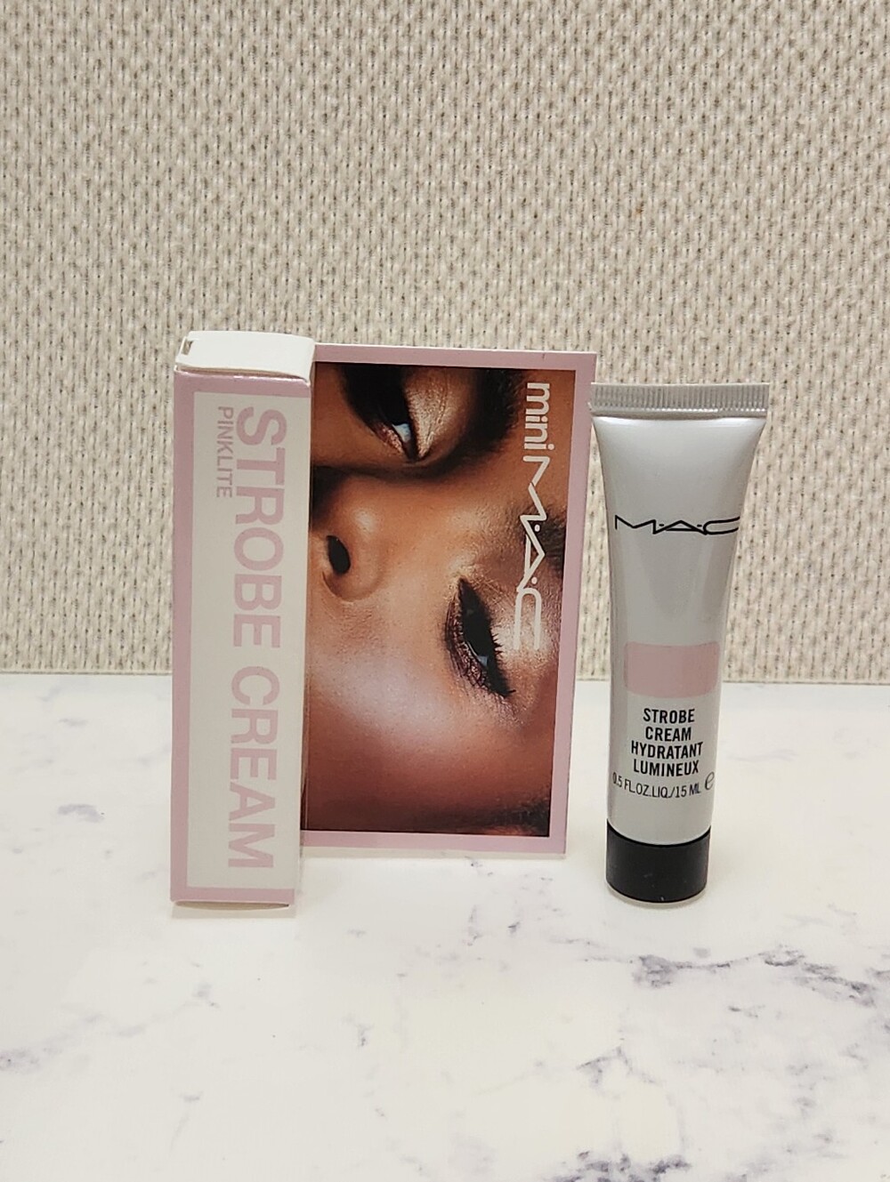 MAC Strobe Cream Pinklite Mini Size .5 oz